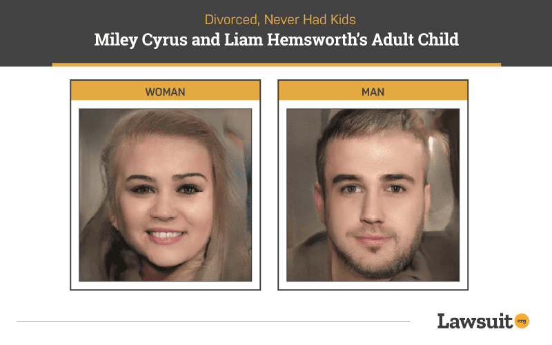 Miley Cyrus and Liam Hemsworth Child